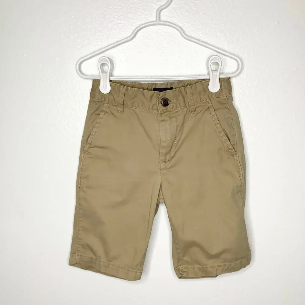 The Children’s Place Khaki Beige Chino Shorts Bundle Adjustable 7 Slim